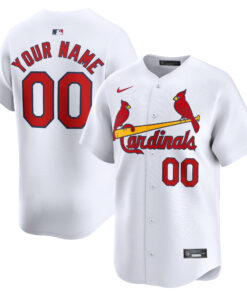 St. Louis CardinalsHome Limited Custom Jersey  White