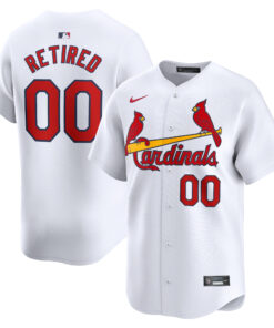 St. Louis CardinalsHome Limited PickAPlayer Retired Roster Jersey  White