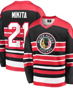 Stan Mikita Chicago Blackhawks Fanatics Premier Breakaway Retired Player Jersey  Red