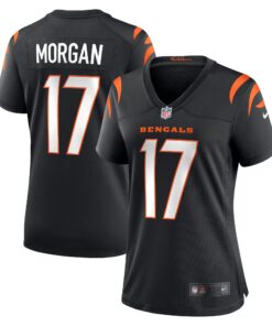 Stanley Morgan Cincinnati Bengals Women_s  Player Game Jersey  Black