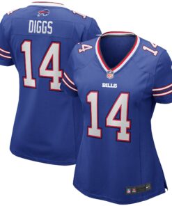 Stefon Diggs Buffalo Bills  Women_s Player Game Jersey  Royal