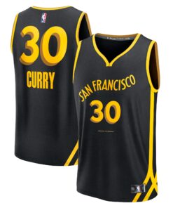 Stephen Curry Golden State Warriors Fanatics Fast Break Jersey - Black - City Edition