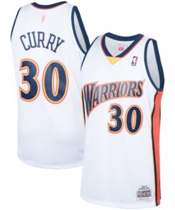 Stephen Curry Golden State Warriors Mitchell &amp Ness Hardwood Classics Swingman Jersey - White