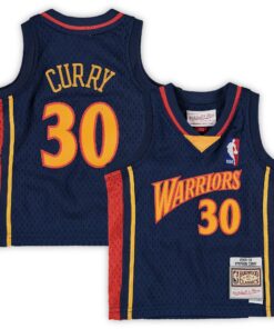Stephen Curry Golden State Warriors Mitchell &amp Ness Infant Historic Logo Jersey - Navy