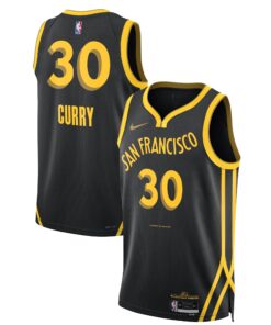 Stephen Curry Golden State Warriors Unisex 202324 Swingman Jersey - Black - City Edition