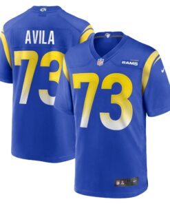 Steve Avila Los Angeles Rams  Home Game Jersey  Royal