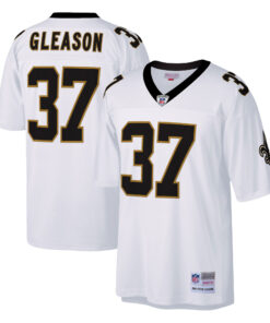 Steve Gleason New Orleans Saints Mitchell amp Ness Big amp Tall 2006 Retired Player Replica Jersey  White