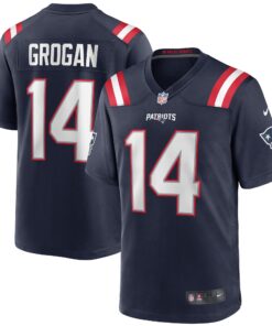 Steve Grogan New England Patriots  Game Retired Player Jersey  Navy