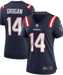 Steve Grogan New England Patriots  Women_s Game Retired Player Jersey  Navy