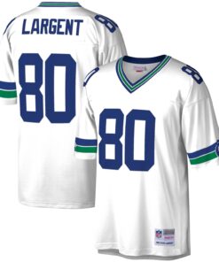 Steve Largent Seattle Seahawks Mitchell amp Ness Legacy Replica Jersey  White