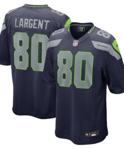Steve Largent Seattle Seahawks  Retired Player Game Jersey  College Navy