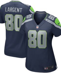 Steve Largent Seattle Seahawks  Women_s Game Retired Player Jersey  College Navy