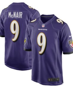 Steve McNair Baltimore Ravens  Game Retired Player Jersey  Purple