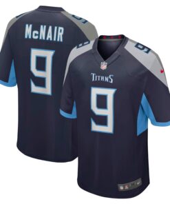 Steve McNair Tennessee Titans  Game Retired Player Jersey  Navy