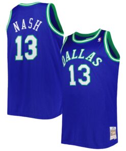 Steve Nash Dallas Mavericks Mitchell &amp Ness Big &amp Tall Hardwood Classics 199899 Swingman Jersey - Blue