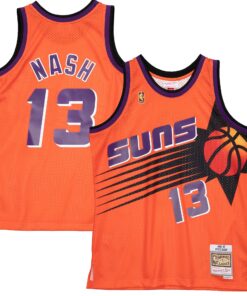 Steve Nash Phoenix Suns Mitchell &amp Ness 1996-97 Hardwood Classics Reload 2.0 Swingman Jersey - Orange