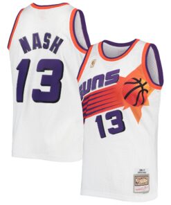 Steve Nash Phoenix Suns Mitchell &amp Ness 200102 Hardwood Classics Swingman Jersey - White