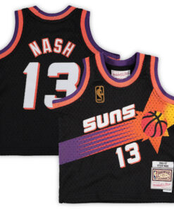 Steve Nash Phoenix Suns Mitchell &amp Ness Infant 199697 Hardwood Classics Retired Player Jersey - Black