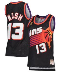 Steve Nash Phoenix Suns Mitchell &amp Ness Women's  Hardwood Classics Swingman Jersey - Black