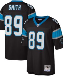 Steve Smith Carolina Panthers Mitchell amp Ness Legacy Replica Jersey  Black