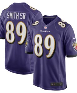 Steve Smith Sr. Baltimore Ravens  Retired Player Game Jersey  Purple