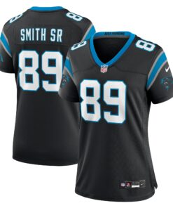 Steve Smith Sr. Carolina Panthers  Women_s Retired Player Game Jersey  Black