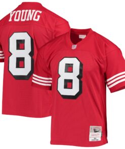 Steve Young San Francisco 49ers Mitchell amp Ness Legacy Replica Jersey  Scarlet