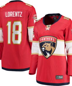 Steven Lorentz Florida Panthers Fanatics Women_s Home Breakaway Player Jersey  Red