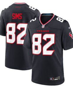 Steven Sims Houston Texans  Team Game Jersey   Navy
