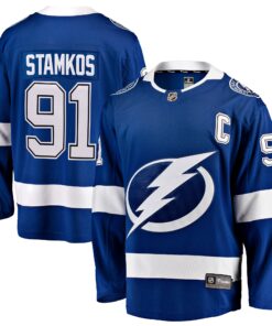 Steven Stamkos Tampa Bay Lightning Fanatics Home Breakaway Jersey  Blue