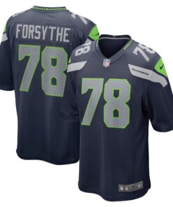 Stone Forsythe Seattle Seahawks  Game Jersey  College Navy 1
