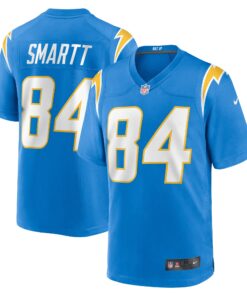 Stone Smartt Los Angeles Chargers  Team Game Jersey   Powder Blue