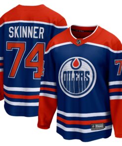 Stuart Skinner Edmonton Oilers Fanatics Home Breakaway Player Jersey  Royal