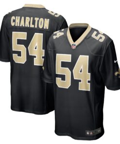 Taco Charlton New Orleans Saints  Game Player Jersey  Black