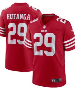 Talanoa Hufanga San Francisco 49ers  Game Player Jersey  Scarlet