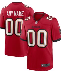  Tampa Bay Buccaneers Custom Game Jersey  Red