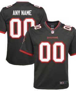 Tampa Bay Buccaneers  Youth Alternate Custom Game Jersey  Pewter