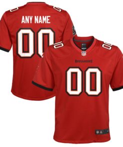  Tampa Bay Buccaneers Youth Custom Game Jersey  Red