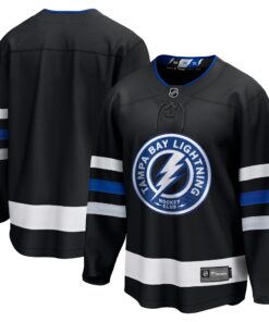 Tampa Bay Lightning Fanatics Alternate Premier Breakaway Jersey  Black