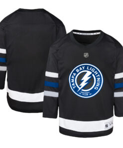 Tampa Bay Lightning Toddler Alternate Replica Jersey  Black