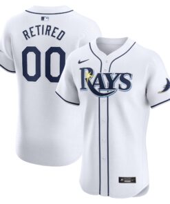 Tampa Bay RaysHome Elite PickAPlayer Retired Roster Jersey  White