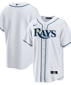 Tampa Bay RaysHome Replica Team Jersey  White