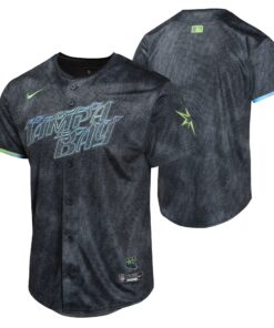 Tampa Bay RaysYouth 2024 City Connect Limited Jersey  Black
