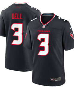 Tank Dell Houston Texans  Game Jersey  Navy