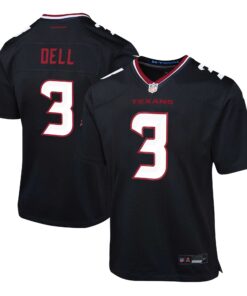 Tank Dell Houston Texans  Youth Alternate Game Jersey  Navy