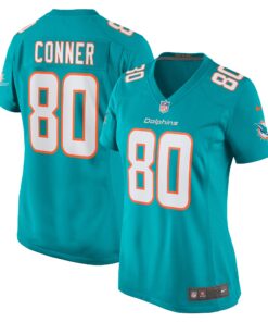 Tanner Conner Miami Dolphins  Women_s Home Game Player Jersey  Aqua