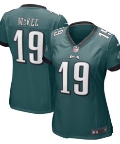 Tanner McKee Philadelphia Eagles  Women_s Team Game Jersey  Midnight Green