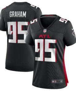 Ta_Quon Graham Atlanta Falcons  Women_s Game Jersey  Black
