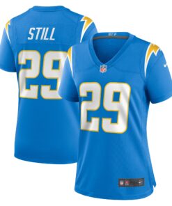 Tarheeb Still Los Angeles Chargers  Women_s  Game Jersey   Powder Blue