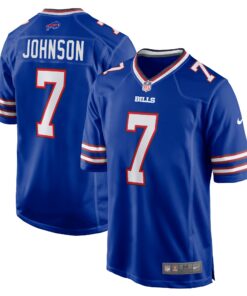 Taron Johnson Buffalo Bills  Game Jersey  Royal